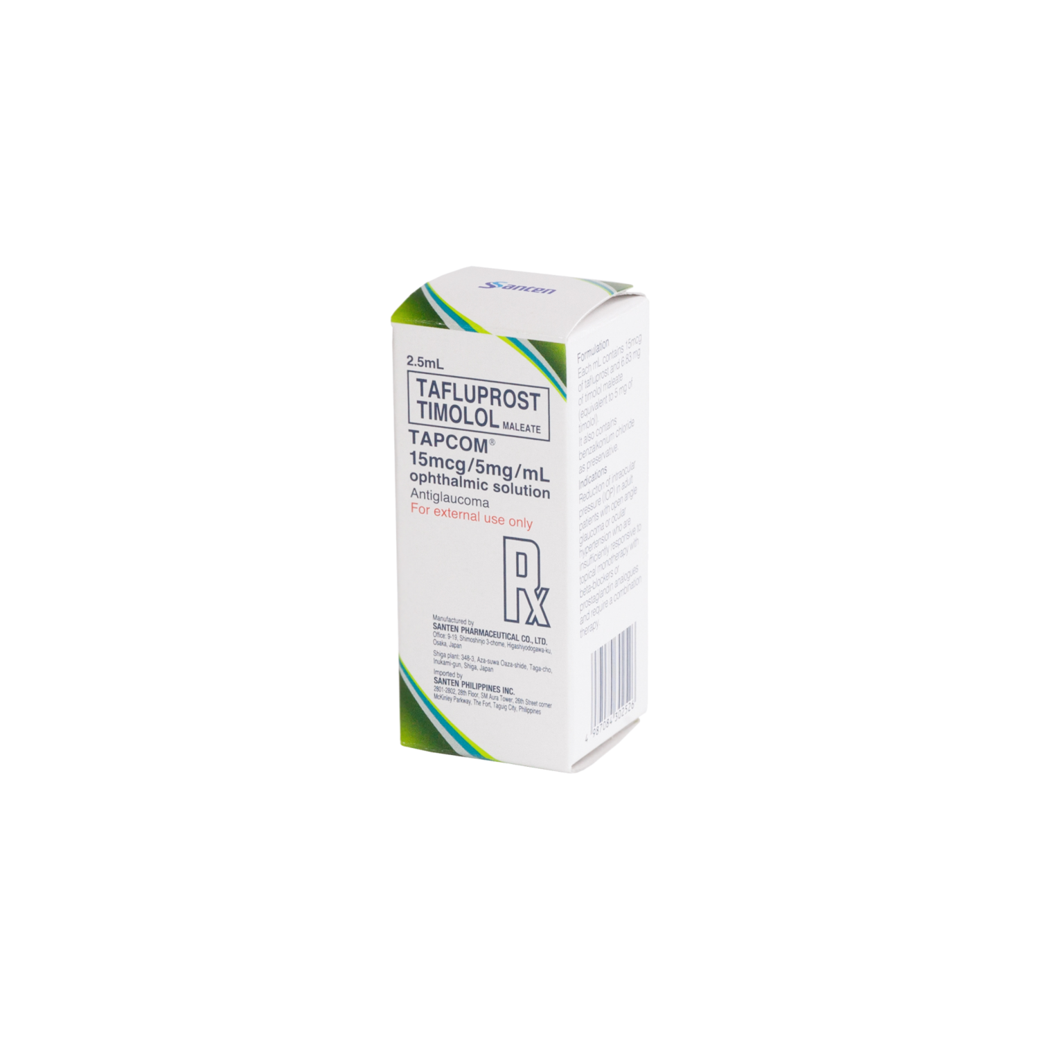 Tafluprost / Timolol Maleate 15mcg / 5mg per mL Ophthalmic